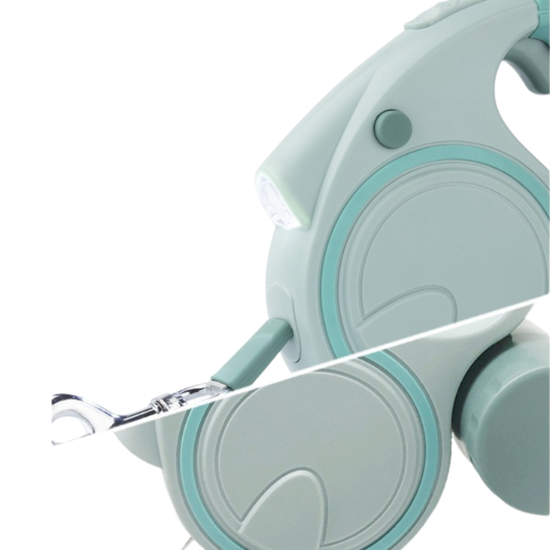 FlexiLite – 5m Hundeleine mit LED & Kotbeutel